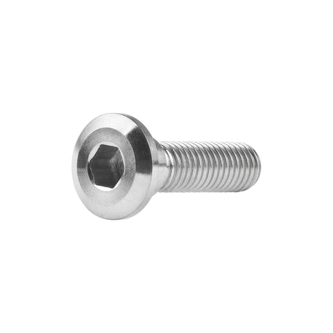Heavy Duty Titanium M8x30mm Disc Brake Rotor Bolts Hex Socket For Motorcycle 33mm Total Length Grade 5 6AL4V Titanium Alloy