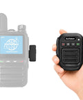 Beefy Wireless Walkie Talkie Microphone With Shoulder Mount Waterproof Float For AT600 And G9 Radios USB C Fast Charging