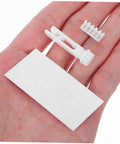 Vertical Blind Repair Kit 1 Set With Replacement Stems And Gears White For Smooth Operation No Hassle Easy Install Quick Fix Of Damaged Vertical Blind Components For Home And Office Use on hand