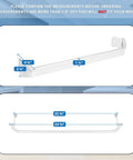 Door Shelf Rack Bar Replacement For Frigidaire And Kenmore Refrigerators Fits 240534901 And 240534701 Middle Top And Bottom Racks measurements