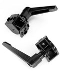 Black Living Hinge With Screws Zinc Alloy Flexible Pivot Joint Connector For 2020 Series Aluminum Extrusion Profile Easy Mount Durable Rust Resistant Built To Last, black adjustable hinge