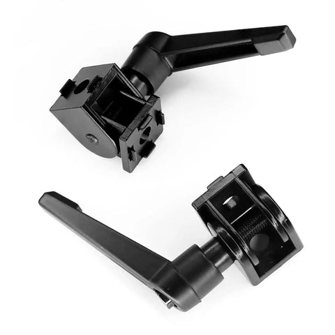 Black Living Hinge With Screws Zinc Alloy Flexible Pivot Joint Connector For 2020 Series Aluminum Extrusion Profile Easy Mount Durable Rust Resistant Built To Last, black adjustable hinge