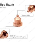 Ice-40C T Plasma Electrode Replacement Kit for Spectrum 625 Cutter PKG 15 includes copper tip nozzle 204325