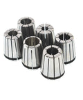 Six Piece ER32 Spring Collet Set With Sizes One Eighth One Quarter Three Eighths One Half Five Eighths And Three Quarters For CNC Engraving