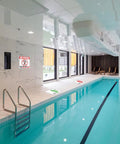 Indoor pool with 6x6 Inch Pool Depth Marker Stickers No Diving Warning Signs For Shallow Water 3ft 4ft 5ft 6ft Non Slip Adhesive