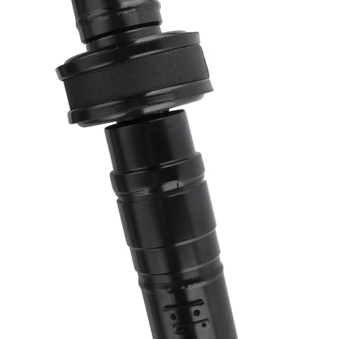 Close-up of Heavy Duty Rear Driveshaft Propeller Shaft Assembly For Nissan Rogue 2008 To 2015 Awd, durable black finish.