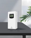Hassle Free Wireless Remote Sensor Delivers Dead On Indoor Outdoor Temperature And Humidity Readings For Your Weather Station displayed on table.