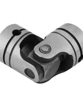 12mm U Joint Universal Joint For 1/2 Inch Round Shaft in 40Cr Steel, 2.05 Inch Length, close-up view of heavy-duty design