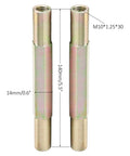 Heavy Duty 2pc M10 Go Kart Steering Tie Rod Ball Sway Bar Kit For Off Road Go Kart ATV Quad Bike Mini Bike Scooter DIY Parts 140mm 5.5 Inch Durable Construction For Long Lasting Performance And Precise Thread Fitment For Easy Installation., 2pc M10x1.25 steel tie rod sway bar kit, 140mm length