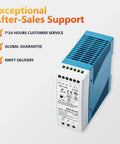 Rugged 60W DIN Rail Power Supply 48V 1.25A With Ultra Wide 85-264VAC Or 120-370VDC Input Class I Div 2 T4 Hazardous Location Certified Industrial Automation Power Solution For Fluctuating Mains blue DIN rail unit