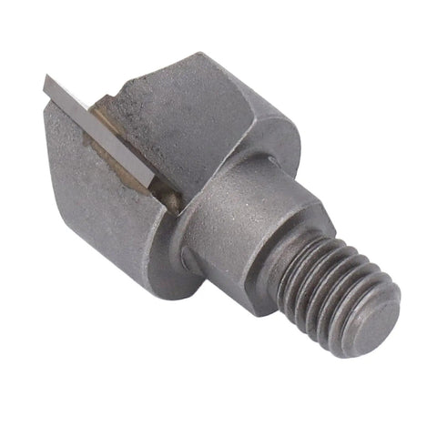 Heavy Duty Keenso Carbide Cleaning Bottom Router Bit 25mm M10 Thread Lock Milling Tool For Professional Woodworking, close-up view.
