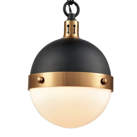 Harmelin Mini Pendant Light Sleek Matte Black Finish With Frosted Glass Globe 1 Light Adjustable Ceiling Pendant