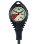 Standard Pressure Gauge For Divers Imperial Scale 0 To 6000 PSI Plastic Case With Shockproof Boot And Rubber Boot Easy Readout