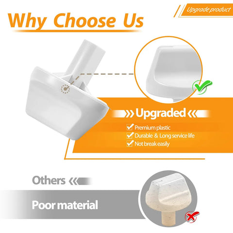 Top Shelf White Air Conditioner Control Knob Replacement For GE And Hotpoint Window Units Hella Durable Premium Plastic Temperature Dial Built Tough To Handle Daily Grind