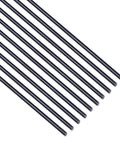1.2mm by 120mm Steel Z Style RC Push Pull Rods Set, Durable Black Replacement Linkage Rods for Model Aircraft and Boats, Ideal for Servo Systems, Easy Fit, 10 Pack displayed in a row