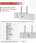 sixcow aluminum self-centering scribe doweling jig with two stainless pins and center tip, Amazon