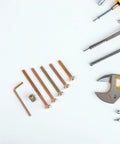 49 Piece M6 and 40-80mm Hex Socket Screws and Barrel Nuts Set for Furniture Repair and DIY Assembly with tools