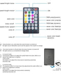 Remote control for Twinkle Fiber Optic Star Ceiling Light Kit 415 Pieces, displays functions and battery type