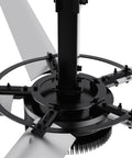 Close-up of a 24ft HVLS Industrial Ceiling Fan motor and blade assembly for large warehouses and factories.