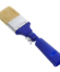 2 Inch Adjustable Angled Paint Brush for Fine Detail and Corners, synthetic bristles for walls, blue handle, flexible head