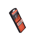 Six Piece Pin Punch Set For Gunsmiths And Mechanics Pro Grade Tough Chrome Vanadium Steel Pins 1.5mm 3mm 4mm 5mm 6mm 8mm in plastic box