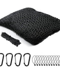 All Purpose Sports Netting Set With 33 Feet Nylon Rope For Golf Practice And Multi Sport Hitting, Heavy Duty Net For Backyard Training