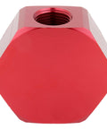 Three In One Three Eighths Inch FNPT Hose Manifold For Air Compressors And Pneumatic Systems with durable red multi-port block