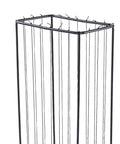 Heavy Duty Garage Ball Storage Rack Smooth Rolling Sports Organizer Cart showing steel frame structure and open design.