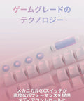 Top Shelf Wired Mechanical Gaming Keyboard With Dedicated Numeric Keypad And Hella Smooth Linear Gx Switches For Quiet Crisp Typing Featuring Customizable Lightsync Rgb Backlighting In A Genuine Japanese Layout Built For Serious Gamers showing white keys and media controls.