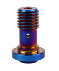 Titanium Banjo Bolts Beefy Yet Precise M10x20mm 1 To 1.25 Pitch Torx Head Brake Fitting Adapter Screw Burnt Blue Universal