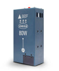 80W Laser Module With Built In Air Assist And Fixed Focus, 10W Optical Output, FAC Included, shown in blue casing