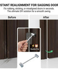 Heavy Duty Steel Double Ended Door Hinge Repair Wrench For Quick And DIY Gap Fixes In Homes And Biz in use on door hinge
