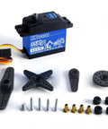 Heavy Hit 35 Kg Metal Digital Servo With All Steel Gears And Cold Forged Aluminum Housing For Rc Cars Robot Arms And Aircraft Built Different Smooth Acting 90 Degree Precision with accessories.