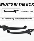 Left Disc Brake Lever For 50cc To 125cc Mini Dirt Pit Bikes And Chinese Motorcycles Fits Taotao Roketa Peace SunL JCL SSR5 Apollo DBX18 DB27