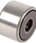 Heavy Duty Stainless Steel Cam Follower Bearing 2 Inch Yoke Type Needle Roller top view with sealed outer ring.