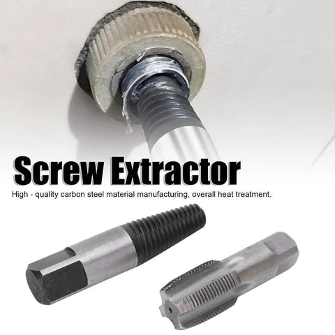 Ultimate 3/4 Inch Pipe Tap Set Plus Broken Pipe Extractor Tool For Hard Water Repair Kit To Bust Seize Threads And Remove Screw Snaps Like A Champ. Carbon steel screw extractor set for broken pipe threads and seized hardware repair