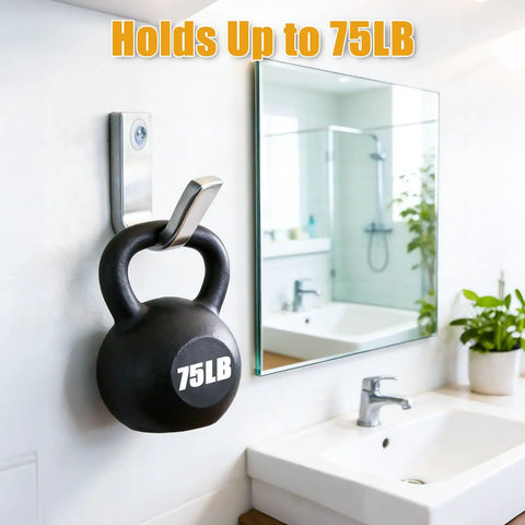 Heavy Duty Self Drilling Drywall Anchors And Screws Slam Right Into Walls Without The Headache Holds Heavy Loads Up to 75 Pounds in bathroom decor