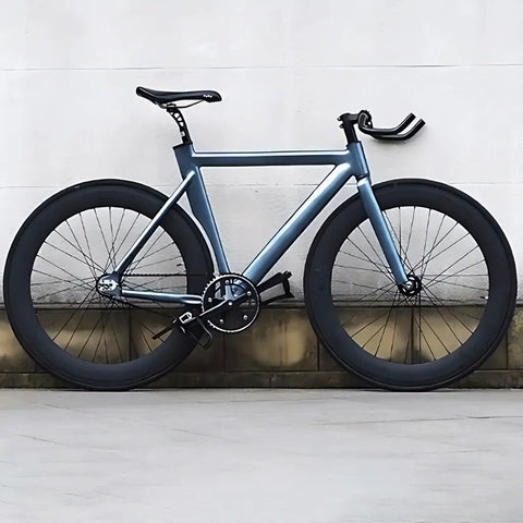 700C Fixed Gear Wheelset With 70mm Aluminum Track Rims Front 100mm Rear 120mm Hubs V Brake Ready For 23 28C Outer Tires Road Bike