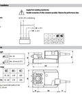 Heavy Duty 24V Modulating Damper Actuator For HVAC Units With 2 To 10V Position Feedback And AC DC Control technical diagram and specifications