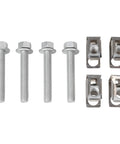 Dodge Ram Jeep Manifold Bolts And U Nuts Kit 4 Pack Direct Replacement For Damaged Manifold Hardware, steel bolts and nuts