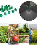 8 Piece Boom Sprayer Nozzle Set For Knapsack Sprayers High Pressure Flat Fan And Hollow Cone Tips in use on crops