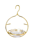 Outdoor Oriole Feeders With Fruit Holder No Fuss To Disassemble And Wash Sturdy Metal Frame Bird Feeders For Courtyard Or Garden