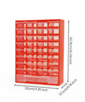 Industrial 33 Drawer Storage Cabinet With Removable Dividers And Transparent Polypropylene Drawers For Workshop Tools And Household Hardware Organization Shop Ready Garage Grade Heavy Duty Tool Chest And Customizable Small Parts Organizer, 30cm wide