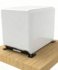 4 Pack Small Mounting Brackets for Toolbox and Box Mounts under a white box on a wooden surface