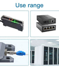 Use range of 4 Pcs FC Male To LC Female VFL Fiber Optic Adapter Convertor and 4 Pcs Single Mode LC UPC Loopback Adapters Tester kit