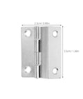 Right Angle Cabinet Door Hinges 10 Pack With Screws 180 Degree Full Overlay Heavy Duty Iron Hinges detail with dimensions