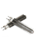 No Sweat 220V 400W Square Fin Heater Stainless Steel Electric Oven Heating Element for fast heating in home and shop.