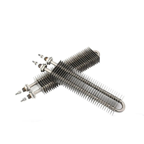 No Sweat 220V 400W Square Fin Heater Stainless Steel Electric Oven Heating Element for fast heating in home and shop.