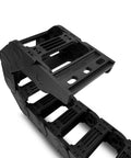 Drag Chain Cable Carrier For 3D Printers And Industrial CNC Robotics, Bridge Type, Black PA66 Nylon, Easy Open Segments