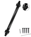 13 Inch Self Closing Gate Spring Hardware For Wooden And Vinyl Fences With Adjustable Tension Tool Heavy Duty Steel Black Finish